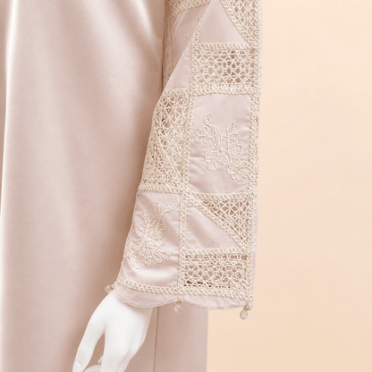 Blush Pearl Patchwork Embroidered Two-Piece Lawn Suit – 0090M