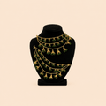 Traditional Multi-Layer Jhumka Beaded Sahara Ear Chains – Assorted Colours – 0057M